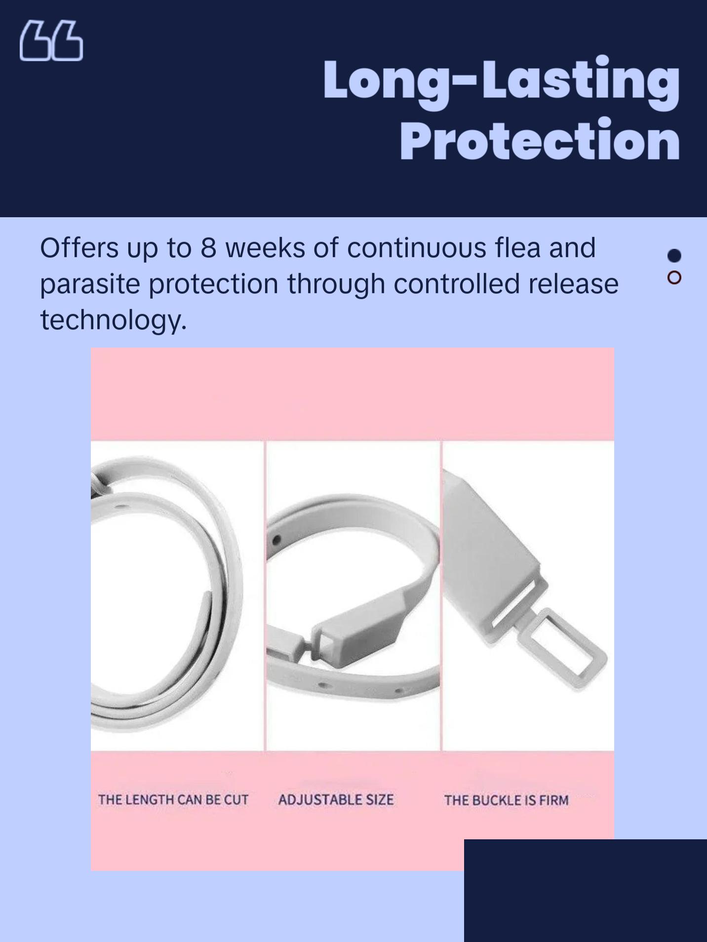 Pet Collar Flea Ring for Kittens and Pets, External Deworming