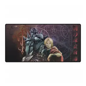 Fullmetal Alchemist Edward & Alphonse Desk Mat | Anime Playmat, Manga TCG MTG