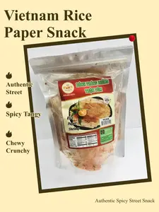 Rice Paper Shrimp Snack (Golden Koi's) - Banh Trang Tron Tom Vietnam - 200g/7 oz Vietnamese Food Snacks