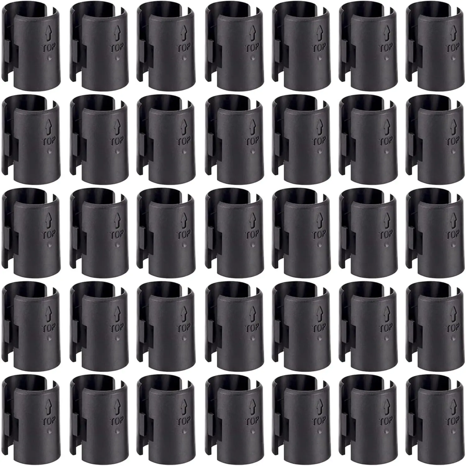 54 Pack Wire Shelving Shelf Lock Clips, Black, ABS Plastic & Metal, 1"  Shelvings, Replacement Clips for Metro, Thunder Group, Alera &