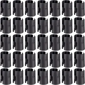 54 Pack Wire Shelving Shelf Lock Clips, Black, ABS Plastic & Metal, 1"  Shelvings, Replacement Clips for Metro, Thunder Group, Alera &