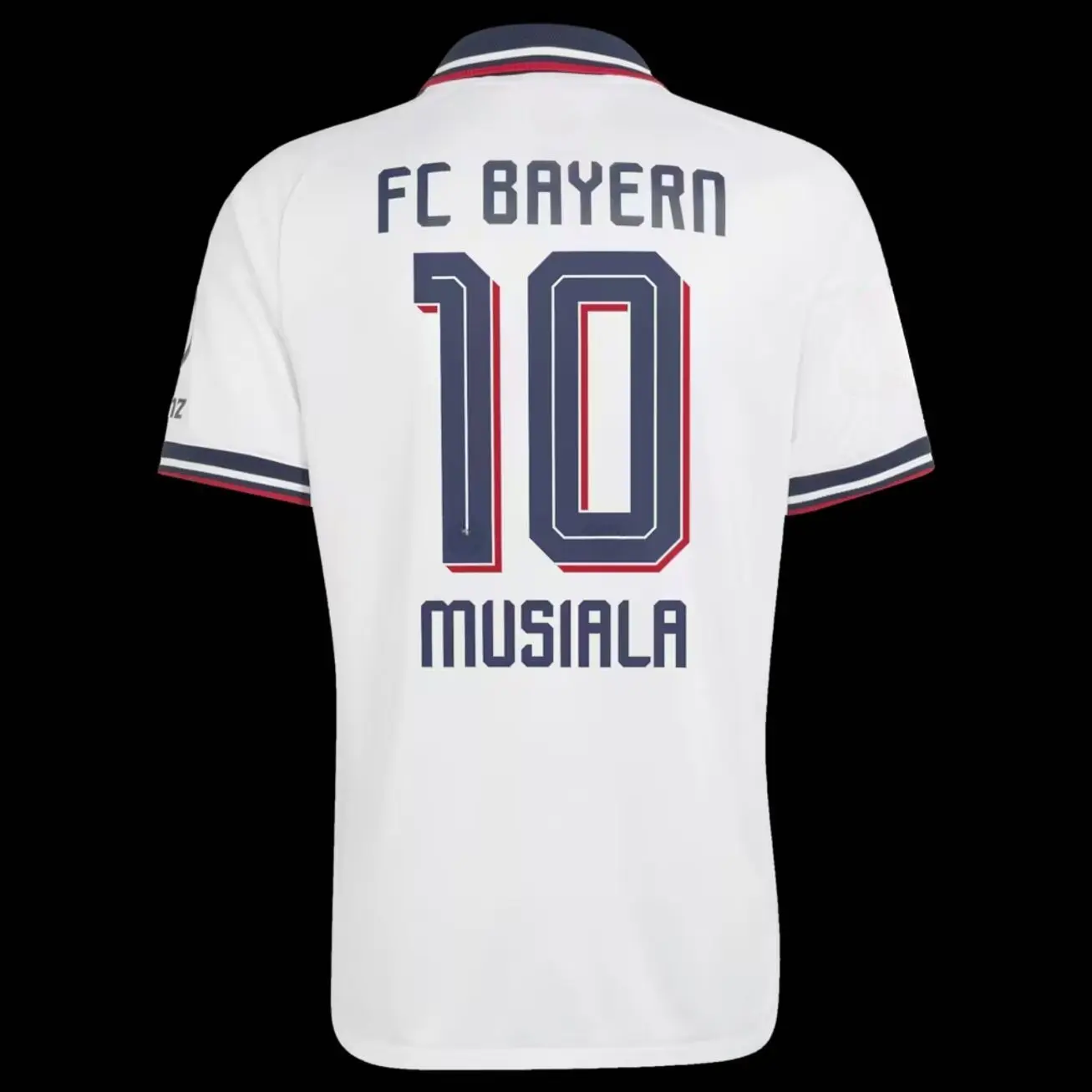 Unisex Soccer Mens Athletic Short Sleeve Football Shirt Sports Fan Training Top Breathable Lightweight Casual Streetwear Musiala 2026/27 Away On-Field Jersey - White