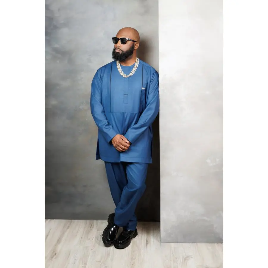 Midnight Royal Kaftan Set