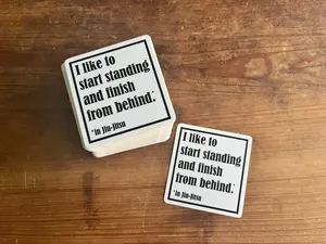 I Like To Start Standing and Finish From Behind *in Jiu-Jitsu Sticker