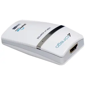 CIRAGO UDA3000 USB 3.0 to HDMI-DVI Digital Display Adapter (White) - 6-Port USB Accessories for Multi-Display Setup, Stereo Compatible Audio & Video Accessory
