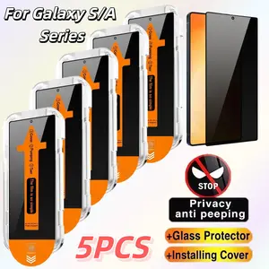 5-Pack Samsung Galaxy Screen Protector Film, Privacy Shield & Scratch-Resistant Design, Ultra-Thin Protection for Daily Use