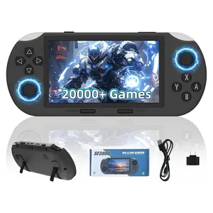 Sf3000 Retro Game Console 64GB, Portable Video Game Machine with 20000+ Classic Games, 4.5 Inch HD Screen, TV Output Support