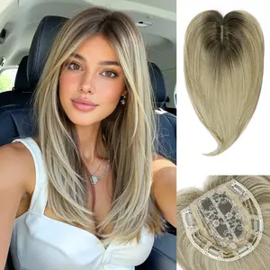 Aitao Hair Topper for Women 12 Inch Long Straight Big Base for Maximum Coverage on Thinning Hair Snug Fit with Realistic Illusion Hairline Your Confidence Solution