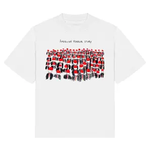 American Horror Story Men's T-Shirt ,One side Basic Soft Cotton, Classic Styles, Never Go Out of Fashion, Perfect Fit, Ultimate