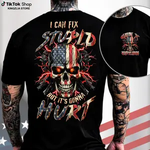 [Kingzlia] Gen X Custom Shirt, I Can Fix Stupid But It's Gonna Hurt, Generation X Custom Year Badass Generation T-shirt, Gen X Custom Shirt - 100% Cotton Top Unisex Comfort Womenswear, Custom Year Of Birth Shirt Printed Tshirt