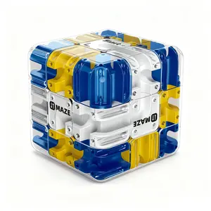 3D Labyrinth Cube Puzzle, 3D Puzzles Maze Cube Ball, Color-Match Game, Educational Sensory Toys, Spatial Awareness, Brain Training, Stress Relief, Cube Puzzle Box