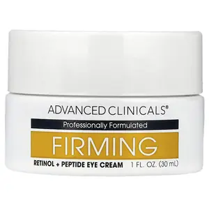 Advanced Clinicals Firming Retinol + Peptide Eye Cream, 1 fl oz (30 ml)