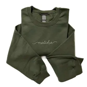 Matcha embroidered unisex sweatshirt