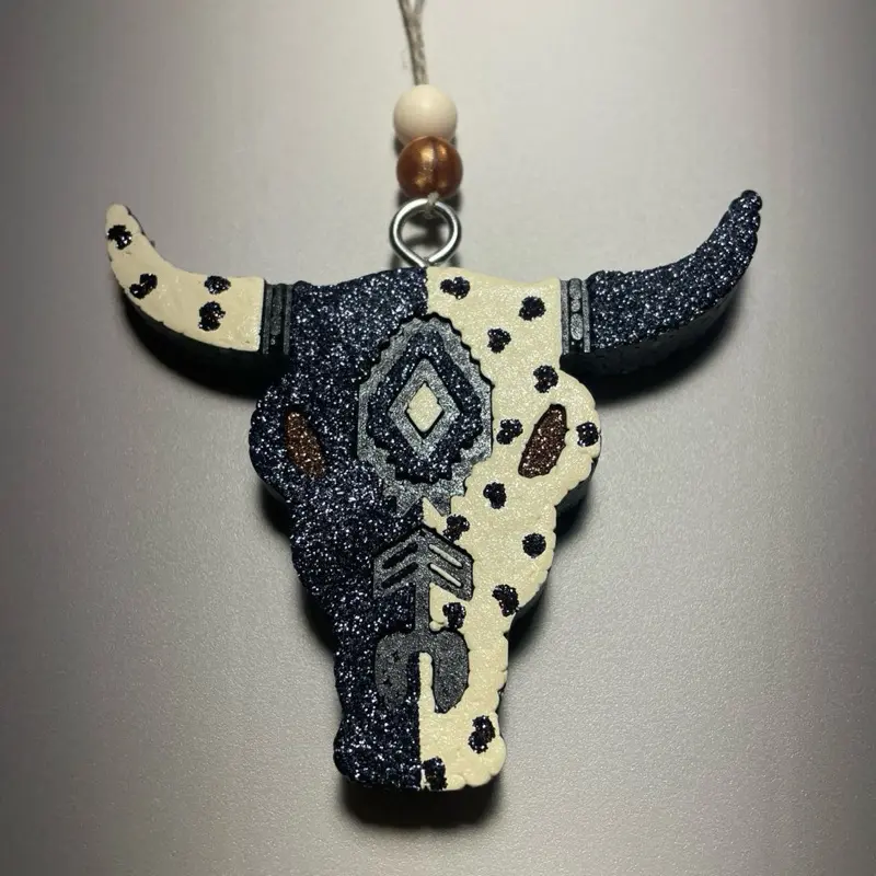 Cow Skull Car Freshie - Refreshing Aroma for Your Car