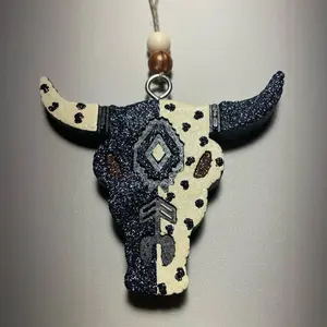 Cow Skull Car Freshie - Refreshing Aroma for Your Car