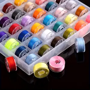 36 Pieces Sewing Thread, Stitching Wire, Portable Household Hand-Made Thread, Pre-Wrapped Spool, for Embroidery and Sewing Machine DIY Embroidery Thread Sewing Thread, Sewing Supplies