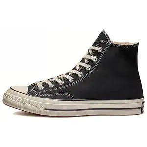 Converse Chuck 70 High-Top Canvas Sneakers for Men and Women - Classic, Lightweight, Durable, Retro Black