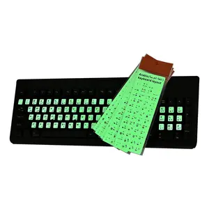 Keyboard Stickers for Multi-Language Support Arabic Hebrew French German English Japanese Thai Russian Spanish Korean, Universal Compatibility for Notebooks and Desktops Multilingual
