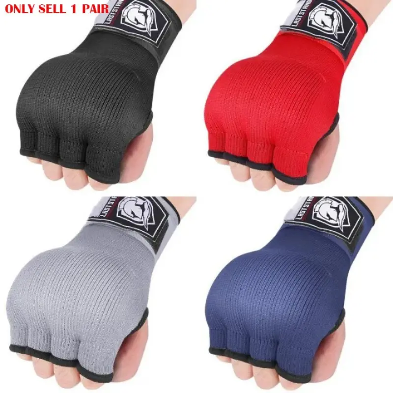 free size Half Finger Quick Gel Boxing Hand Wrap Gloves Sanda Boxing elastic Bandage Men and Women Muay Thai fabric Boxing Gloves Mma Gloves Sports Gloves