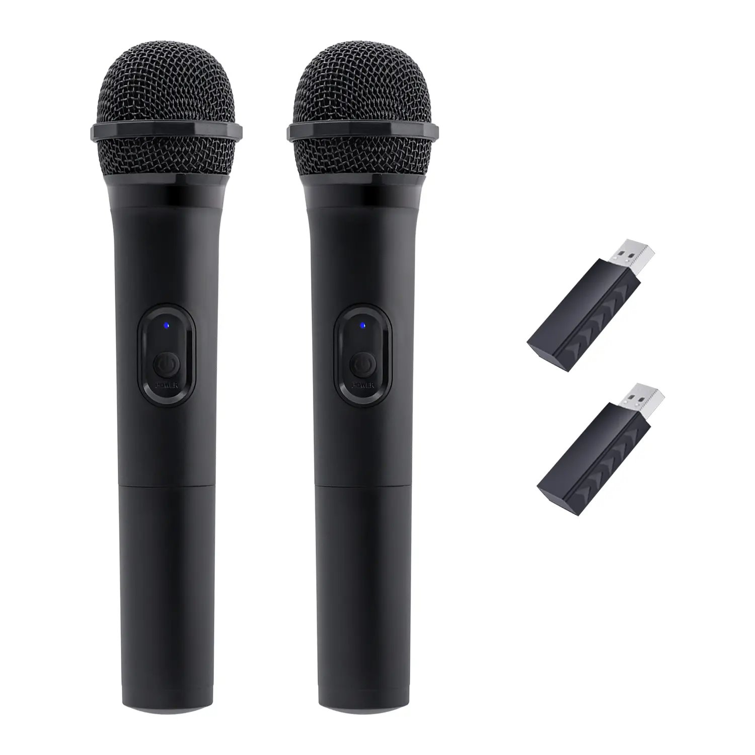 Mcbazel 2 Pack Wireless USB Gaming Microphone Compatible with Xbox Series X/S, PS5, Switch OLED, NS Switch/Switch2, PC, PS4, PS3, PS2, Xbox One X/S, Xbox One, Xbox 360, Wii