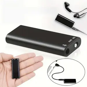 1pc Professional Voice Activated Digital Recorder with Voice Activation, 8GB High Definition Noise Canceling MP3 Player, Ultra Thin Portable Recording Pen for Business Meetings and outdoor , No Battery Included