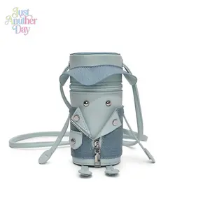 Cute Cartoon Mini Bucket Bag | Vintage Detective Style Crossbody Bag | Mini Purse for Women | Kawaii Shoulder Bag | Perfect for Coins, Lipstick, Keys | Aesthetic Y2K & Cottagecore Accessory | Unique Gift for Her | Trendy Streetwear Bag | Compact & Lightwe