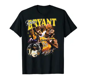 KOBE BRYANT SIGNATURE VINTAGE T-SHIRT