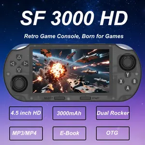 Portable Retro Game Console, Handheld Open Source Mini Gaming Host, 4.5-Inch IPS Screen, Long Battery Life, Multi-Functionality, TV Connectivity