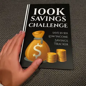 100k Savings Challenge Book: The Ultimate Guide to Save $100,000 with Fun and Easy Tracking