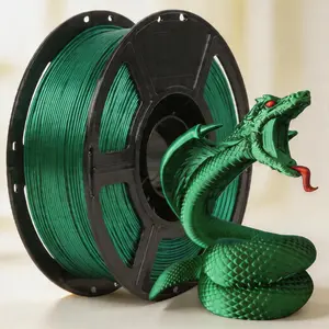 Silk Pla Filament for 3D Printers, 1.75mm Precision +/- 0.02mm, Fits Most Fdm Printers, 250g Spool, High-Quality Printing Material