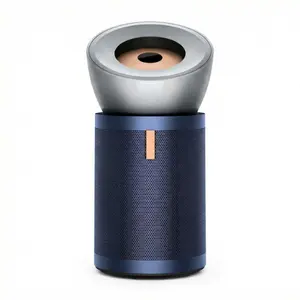 Dyson Air Purifier Tower-Bright Nickel/Prussian Blue High Efficiency Air Cleaning System for Stylish and Efficient Home Air Purification