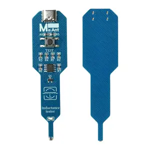 Type-C Inductance Tester Motherboard Coil Tester Electronic Circuit Board Inductor Detector for Phone Motherboard Component Repair Electromagnetic Induction Quick Fault Check Tool MAANT M093B