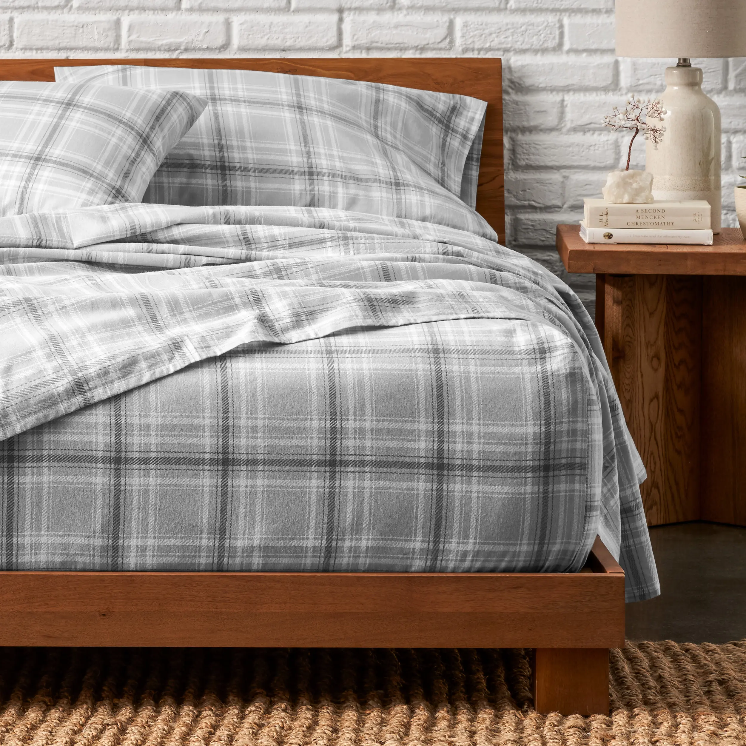 Bare Home Flannel Sheet Set, Prints, Double Brushed Flannel Bare Home Flannel Sheet Set, Prints, Double Brushed Flannel