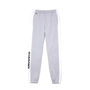 Men's Lacoste Silver Chine/White Sport Bicolour Fleece Jogging Pants