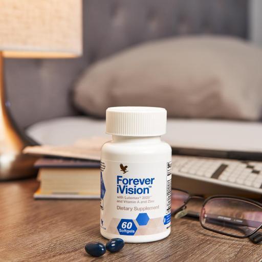 Forever iVision - Complete Eye Support Supplement with Lutemax 2020 & Carotenoids for Digital Age Vision Health - 60 Softgels Healthcare