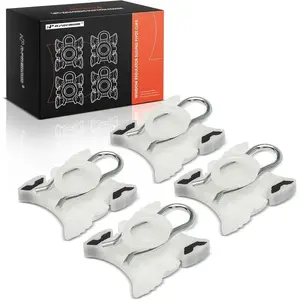 Premium Window Regulator Sliding Pivot Clips Replacement For BMW E32,E34,E36,E85,318i,323i,325i,328i,525i,535i,735i,740i,M3,M5,Z3,Z4 4-PC Set