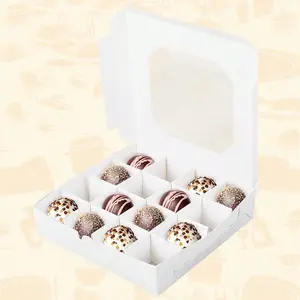 Transparent Baking Boxes with Window, 5/10 Pack, Food Grade Bakeware, Ideal for Candy and Chocolate, Perfect for Celebrations and Home Baking