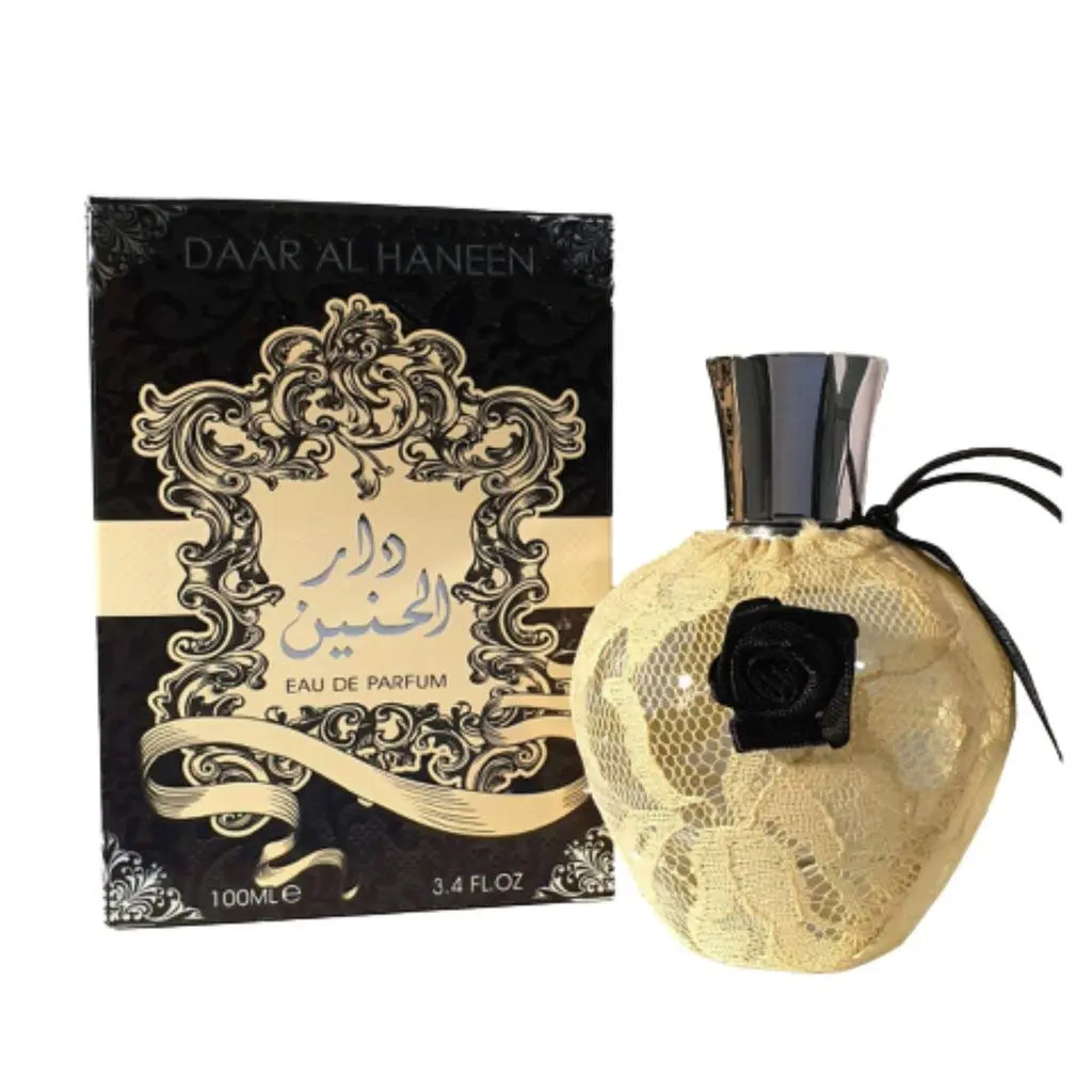 Ard Al Zaafaran Daar Al Haneen 3.4 Oz EDP Women Spray Aroma Eau De Parfum with Floral Fruity & Amber Notes Long Lasting Perfume