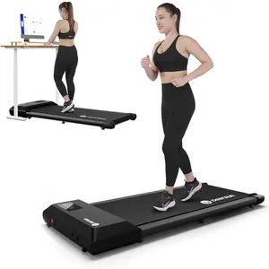 Walking Pad 2 in 1 under Desk Treadmill, 2.5HP Low Noise Walking Pad Running Jogging Machine with Remote Control Home Office