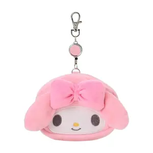 My Melody Plush ID Badge Holder & Reel