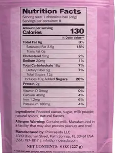 Princessda LLC Boule chocolate balls-200g