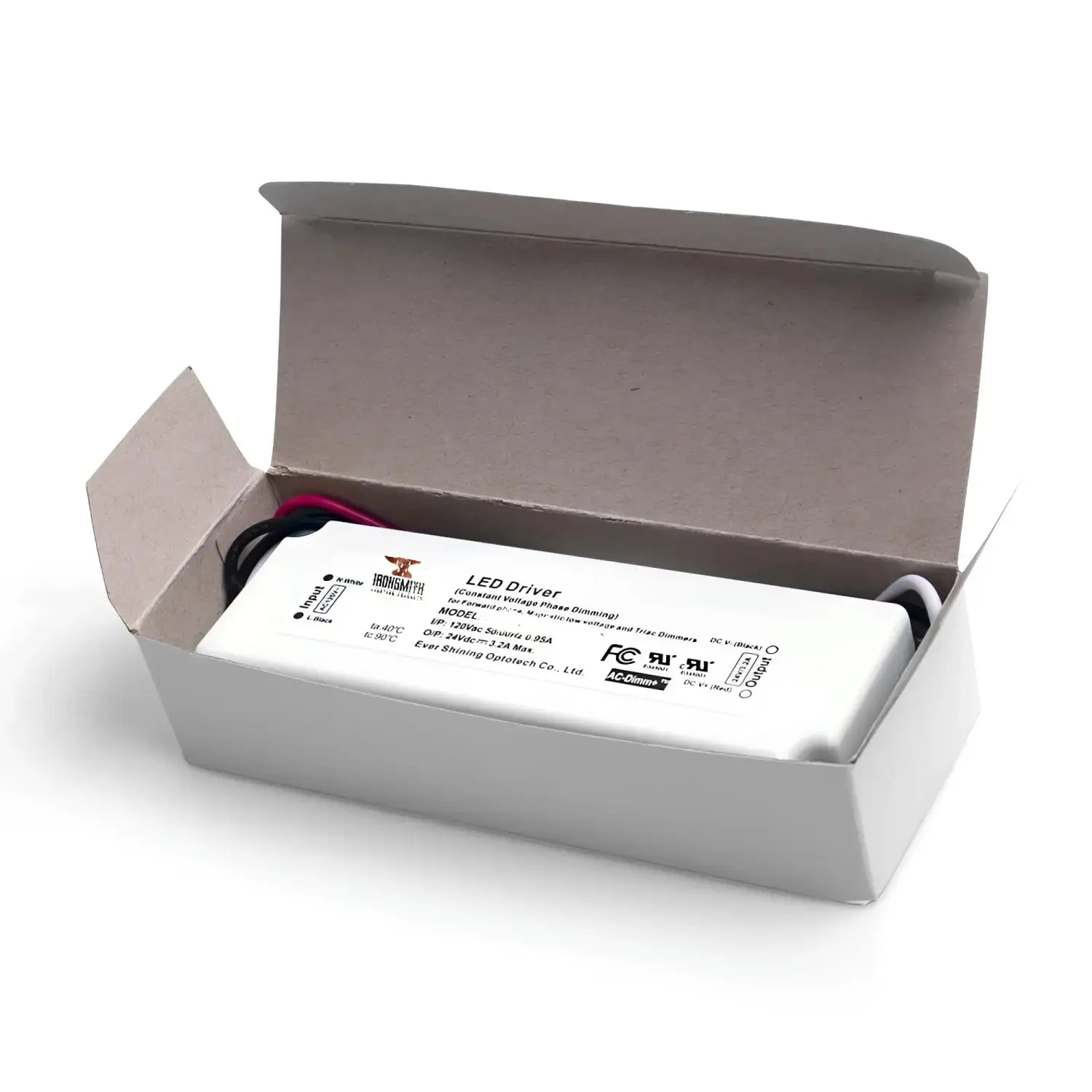 36W Non-Dimmable LED Driver for LED Lights | 100-277V AC to 48V DC Constant Voltage