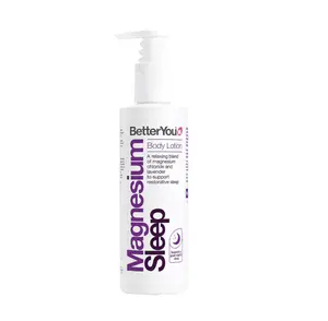 BetterYou Magnesium Sleep Body Lotion - Relaxing Body Lotion - Magnesium Body Cream with Lavender and Chamomile Blend - Sore Muscle Relief - 6.08 oz