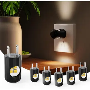 Plug-in LED Night Lights,Dusk to Dawn Sensor,2700K,Bedroom, Hallway, Bedroom,Kitchen, Stairways, Non-Dimmable,6 Pack