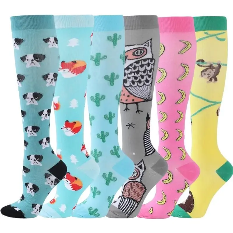 MhzyCaus 6 Pairs Calf Compression Socks for Women & Men – Cancel Boring, Streetwear Patterned & Dots Design, Urban Fit, All-Day Fresh, City Hustle Vibes for Subway Rides Sports MhzyCaus 6 Pairs Calf Compression Socks for Women & Men – Cancel Boring, Streetwear Patterned & Dots Design, Urban Fit, All-Day Fresh, City Hustle Vibes for Subway Rides Sports