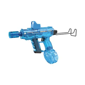 Electric Water Blaster with LED Lights, WaterShooter Powerful Squirt Water Pistol forKids/Aldults, Long Range Shoot Reach 26-35ftHigh Powered IP67 Waterproof for Summer,Outdoor,Party,Birthday Gift,Swimming Pools automatic toy gun️ pool party