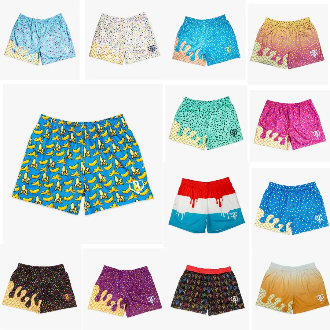 Hot Weather? Stay Cool with Ice Cream Mesh Shorts Hot Weather? Stay Cool with Ice Cream Mesh Shorts