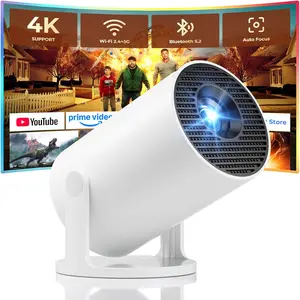 Mini Projector, Portable Projector with Wifi and ,  in Apps, Support 4K 1080P, 180? Rotation, Auto , Movie Projector Compatible With HDMI/USB/TV Stick/Smartphone/Laptop