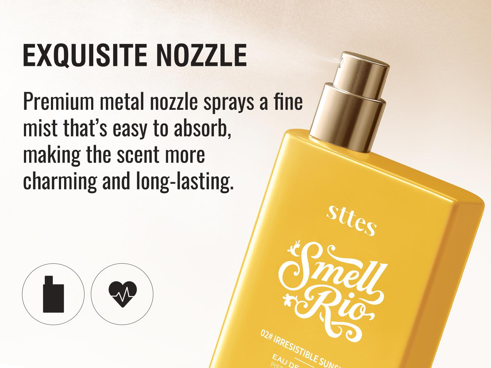 New!50ml Sttes Perfume 02 Irresistible - Perfume for Women - Pistachio, Vanilla & Salted Caramel Eau de Parfum 50ml