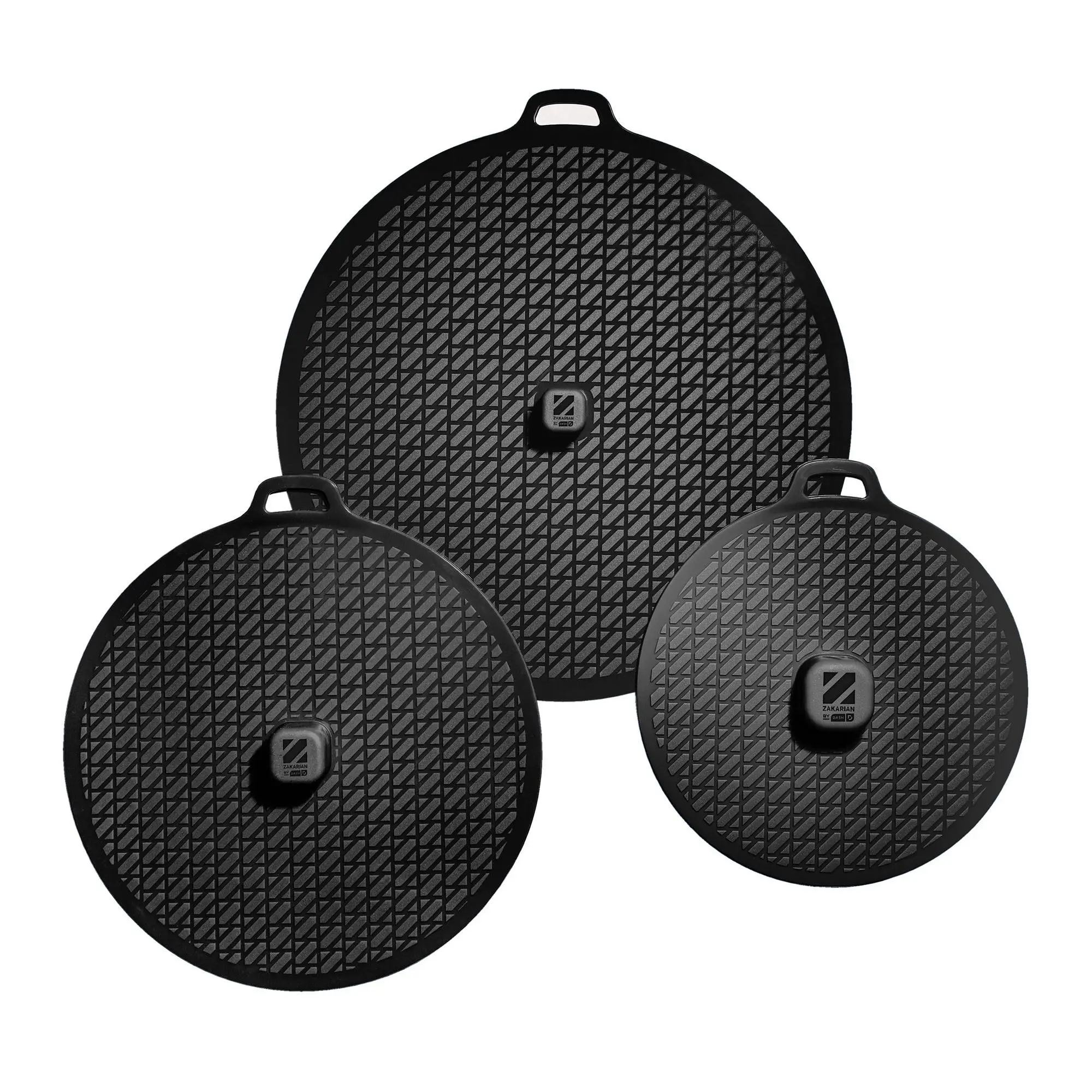 Zakarian by Dash 3pc Stacking Silicone Lid Set Zakarian by Dash 3pc Stacking Silicone Lid Set